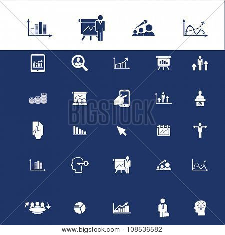 economic statistics, analytics  icons, signs vector concept set for infographics, mobile, website, application
