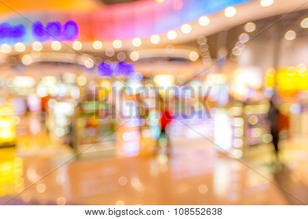 Abstrast Blurred background : shopping mall