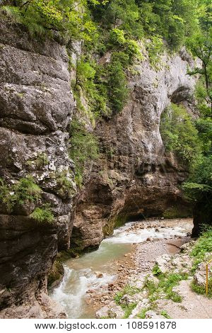 Kurdzhips River Is In North Caucasus