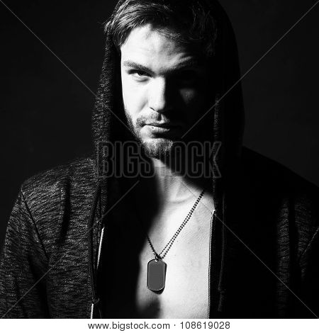 Serious Sensual Man