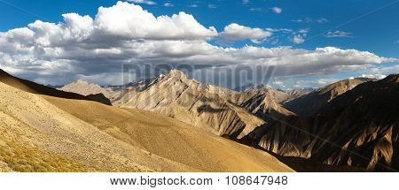 Canyon Of Zanskar River. View From Zanskar Valley