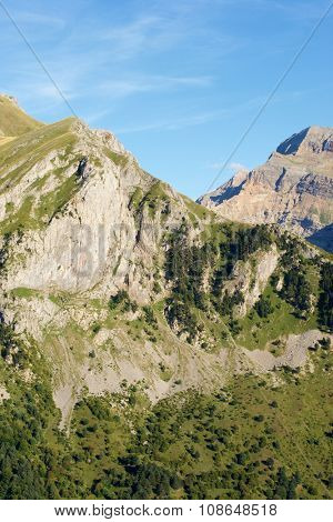 Izas Valley in Pyrenees, Canfranc Valley, Aragon, Huesca, Spain.