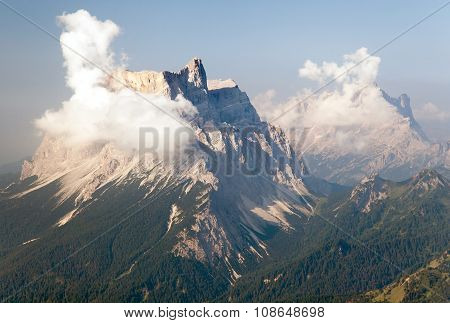 View Of Mount Pelmo And Mount Civetta