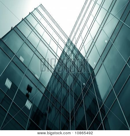 prospektive Blick auf neue moderne Gebäude Wolkenkratzer des Businesscenter
