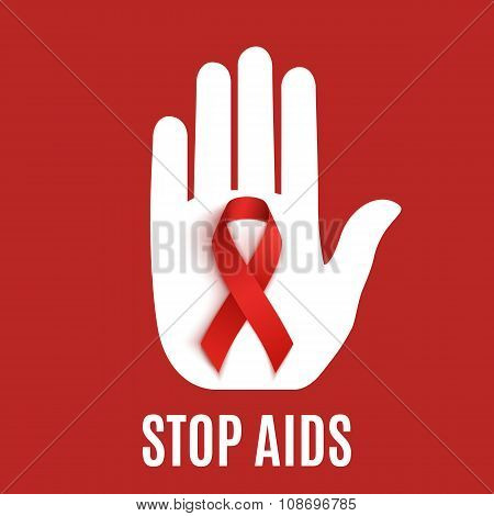 Stop AIDS background.