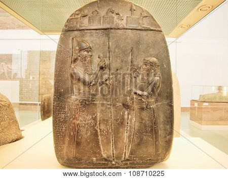 Two Soldiers On Relief Panel From Ancient Turkey Inside Historical Gallery