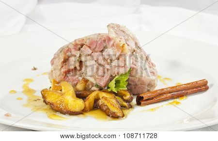 Headcheese With Mushrooms