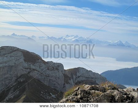 Alpen vom Mt pilatus