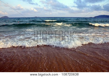 Surf On Yalong Bay, Hainan Island, China, May 2011
