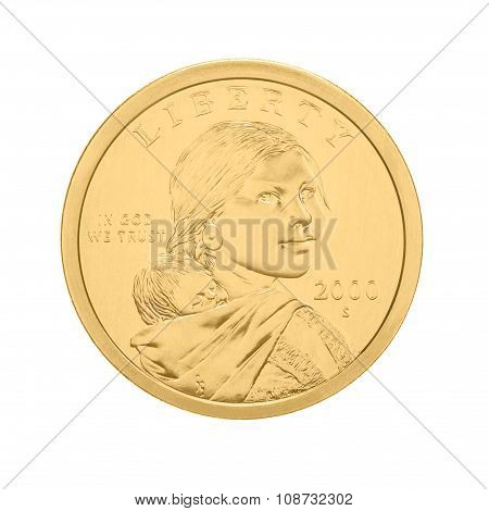 US Sacagawea - one dollar coin