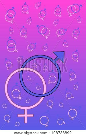 Male And Female Gender Symbols