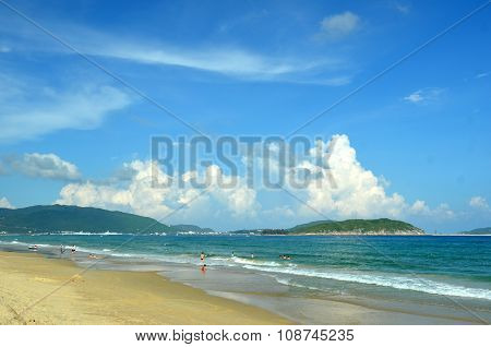 South China Sea Beach, Hainan; Sanya, Yalong Bay, May 2011