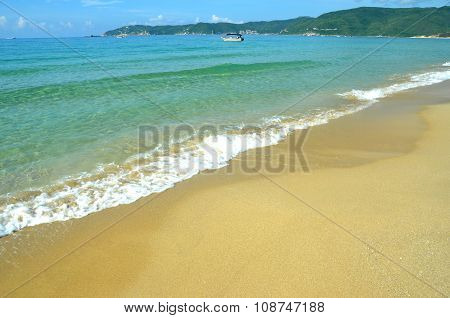 Beach On Hainan Island, China, Sanya, Yalong Bay, May 2011