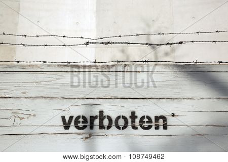 forbidden area