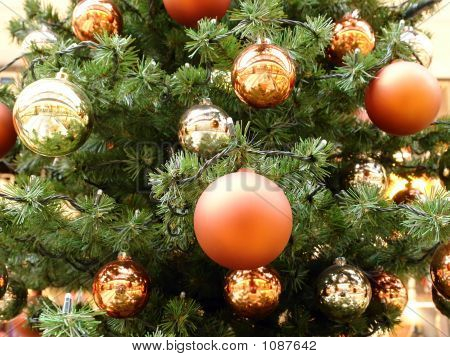 Closeup de árvore de Natal