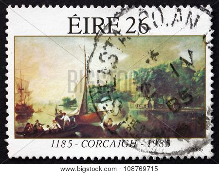 Postage Stamp Ireland 1985 Cork City Charter