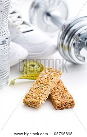 the muesli bar and sport equipment