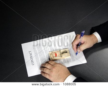 Atrapado en un contrato