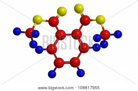 Molecular Structure Of Phthalate (dimethylphtalate)