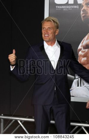 LOS ANGELES - NOV 19:  Dolph Lundgren at the 