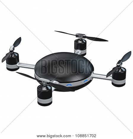 Automatic quadrocopter with camera