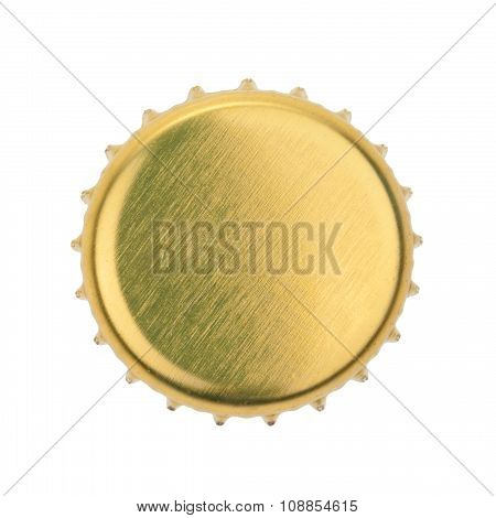 Bottle Cap Isolated On White Background. Without Shadow