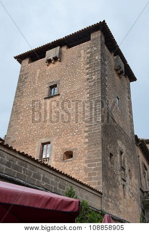 Tower In The Town Of Valdemossa, - Mallorca, Spain