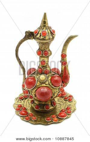 Tea pot figurine.