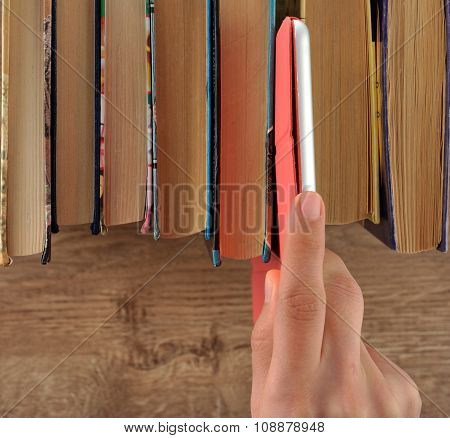 Hand Taking Pink Tablet