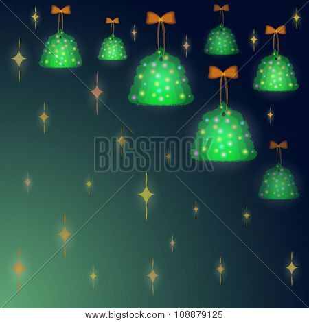 Background With Christmas Trees