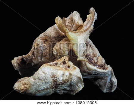 Unusual stuff, like old bone