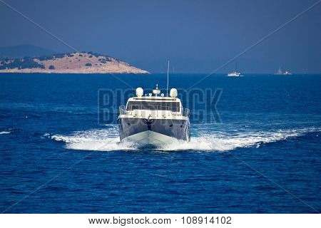 Yacht View On Bule Sea