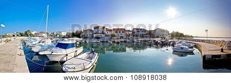 Adriatic Village Of Diklo Panoramic View