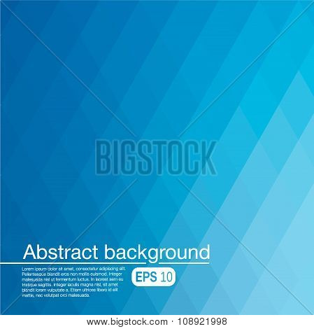 Blue abstract polygonal background.