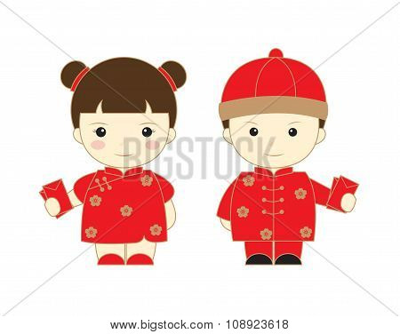 china cute  kids