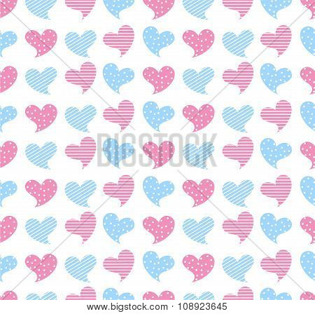 Hearts Seamless patterns