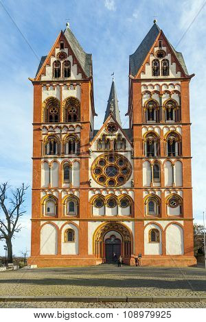 Gothic Dome In Limburg, Germany In Beautiful Colors