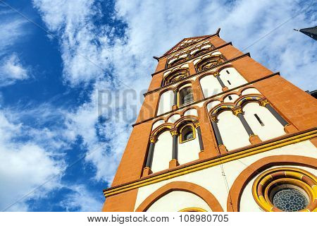 Gothic Dome In Limburg, Germany In Beautiful Colors