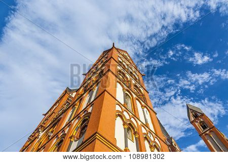 Gothic Dome In Limburg, Germany In Beautiful Colors