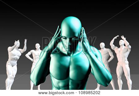 Bullying Concept in a Company or School