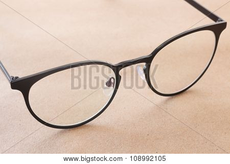 Clear Eyeglasses Black Frame Vintage Style Fashion