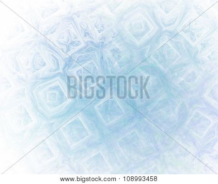 Abstract Fractal Background With Ice Cubes Texture
