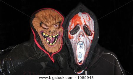 Monsters In Halloween. Celebration