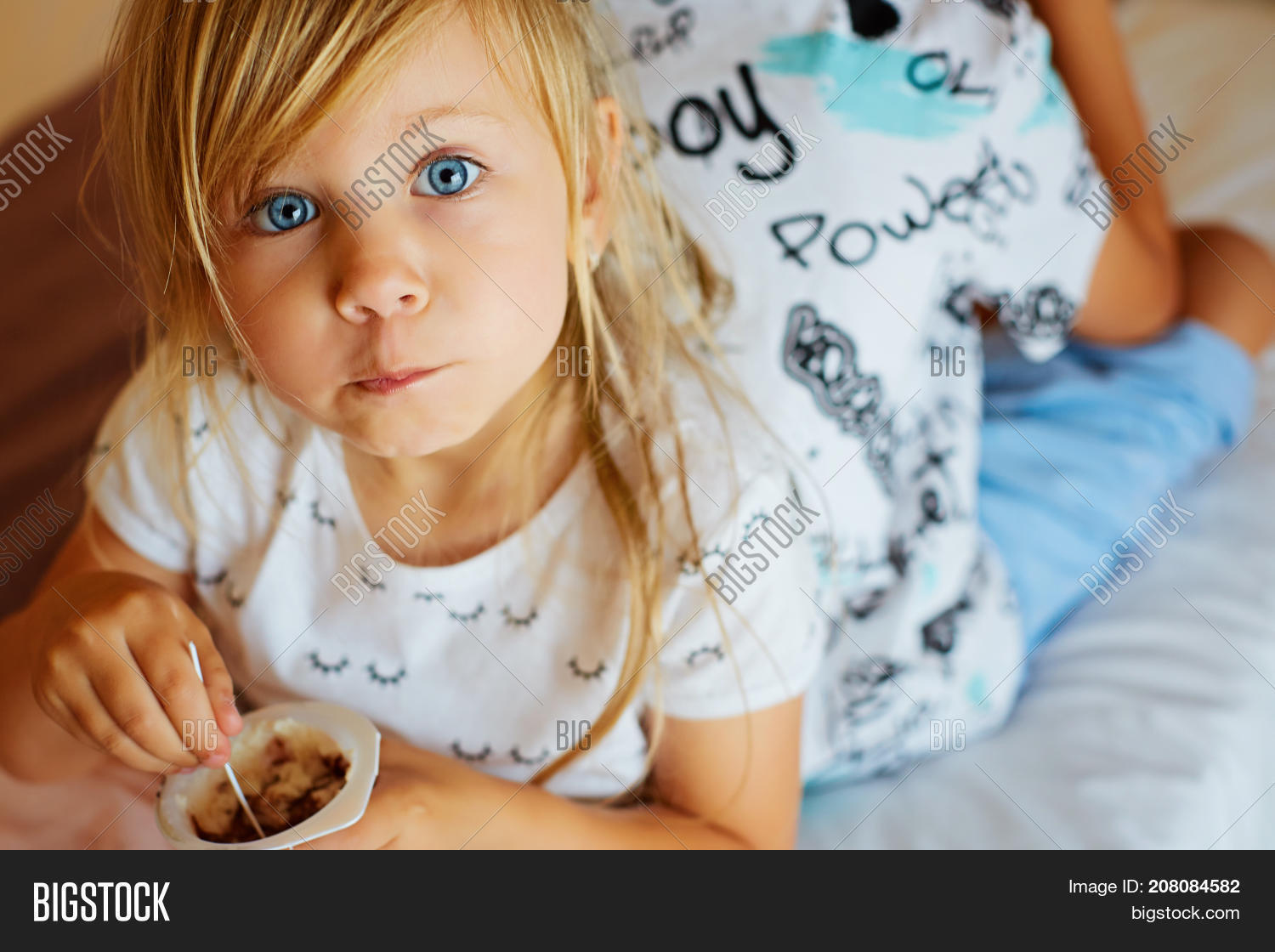 Little Girl Eating Image & Photo (Free Trial) Bigstock