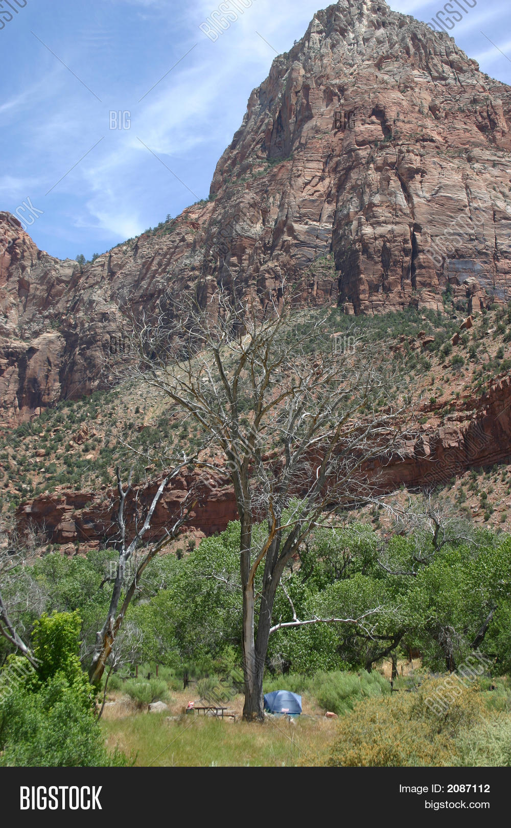 Tent Camping Zion Image & Photo (Free Trial) Bigstock