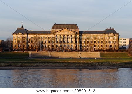 Saxon State Ministry of Finance in Dresden, Germany
