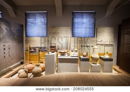 Ancient Corinth In Greece