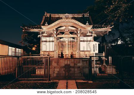 TOKYO, JAPAN - MAY 15: Historical architecture in temple on May 15, 2013 in Tokyo. Sensoji Temple, founded in 645 CE, making it the oldest temple in Tokyo.