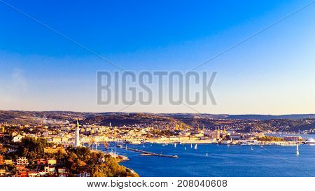 Evening After The Barcolana Regatta Of Record In The Gulf Of Trieste