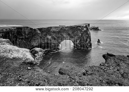 Lava Arch Of Dyholaey